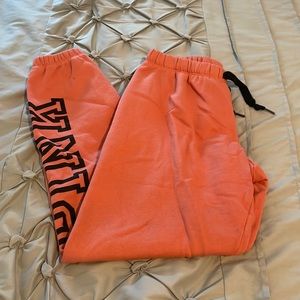 Pink joggers size small